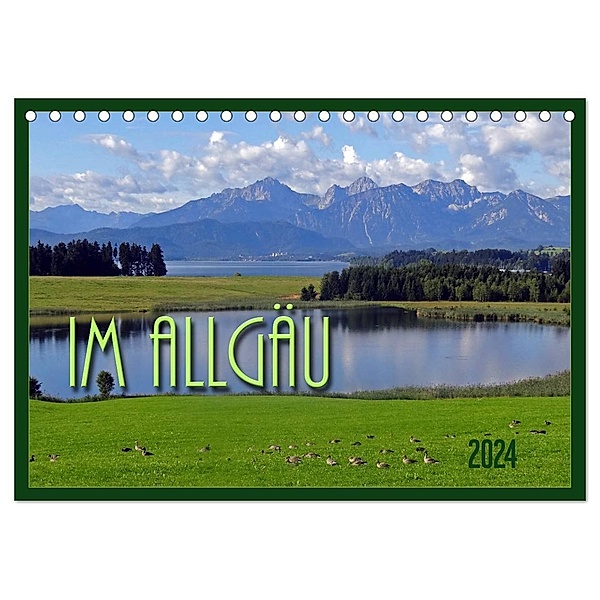 Im Allgäu (Tischkalender 2024 DIN A5 quer), CALVENDO Monatskalender, Flori0