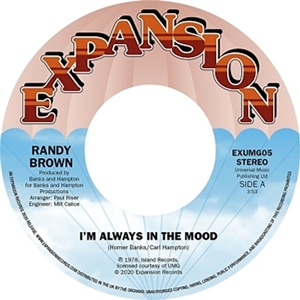 I'M Always In The Mood/Love Is All We Need, Randy Brown