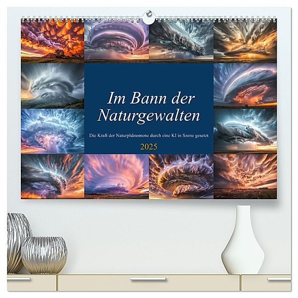 Im Bann der Naturgewalten (hochwertiger Premium Wandkalender 2025 DIN A2 quer), Kunstdruck in Hochglanz, Calvendo, Steffen Gierok-Latniak
