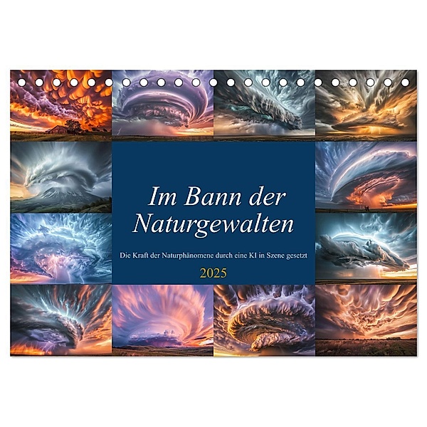 Im Bann der Naturgewalten (Tischkalender 2025 DIN A5 quer), CALVENDO Monatskalender, Calvendo, Steffen Gierok-Latniak