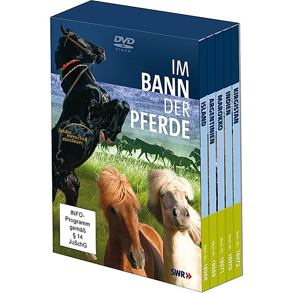 Im Bann der Pferde, 5 DVDs, Swr-Doku