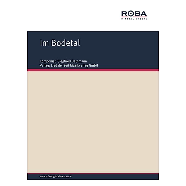 Im Bodetal, Siegfried Bethmann