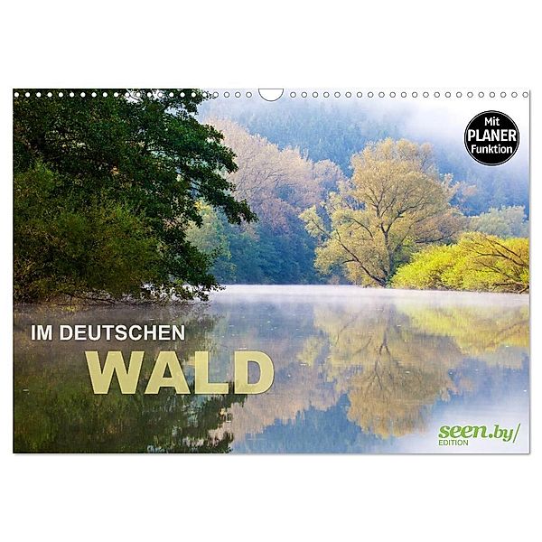 Im Deutschen Wald 2024 - ein Notizkalender (Wandkalender 2024 DIN A3 quer), CALVENDO Monatskalender, Volker Müther