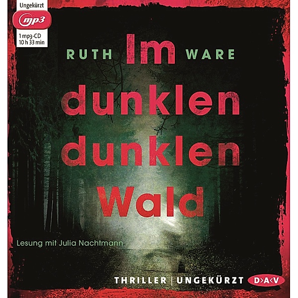 Im dunklen, dunklen Wald, MP3-CD, Ruth Ware