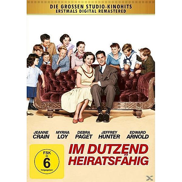 Im Dutzend heiratsfähig - Fox Grosse Film-Klassiker Digital Remastered, Jeanne Crain, Jeffrey Hunter