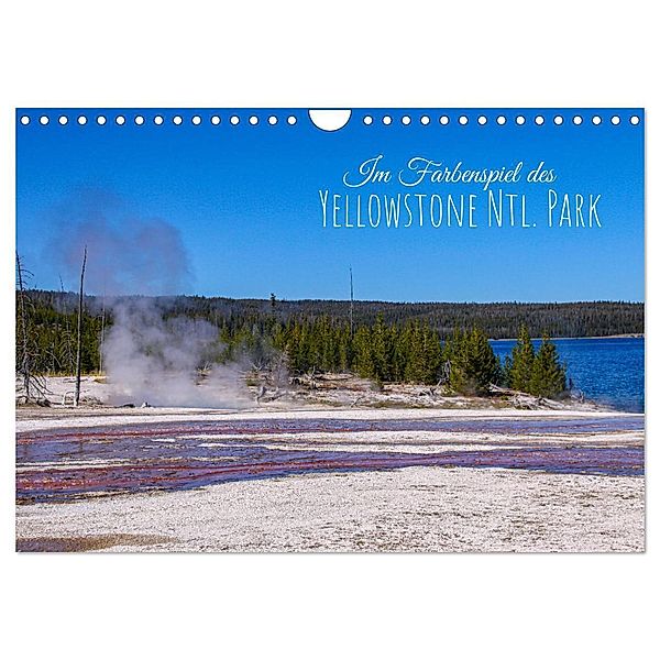 Im Farbenspiel des Yellowstone Natl. Park (Wandkalender 2024 DIN A4 quer), CALVENDO Monatskalender, Silvia Drafz