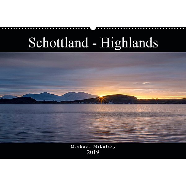 Im Hochland Schottlands (Wandkalender 2019 DIN A2 quer), Michael Mikulsky