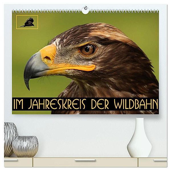 Im Jahreskreis der Wildbahn (hochwertiger Premium Wandkalender 2025 DIN A2 quer), Kunstdruck in Hochglanz, Calvendo, Dirk Stamm