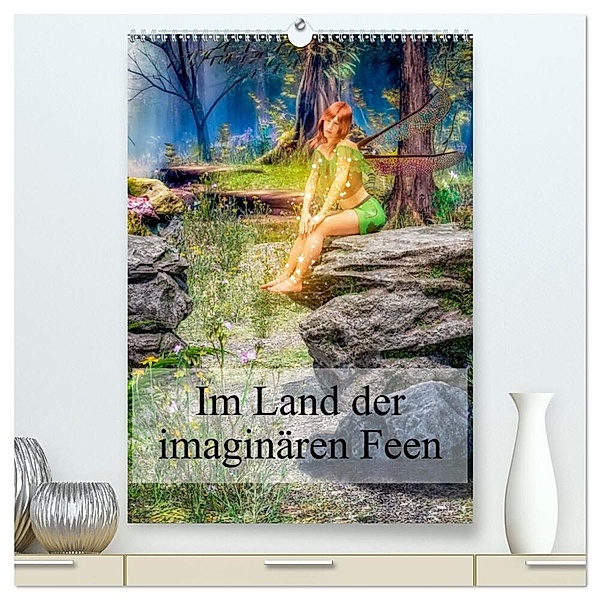 Im Land der imaginären Feen (hochwertiger Premium Wandkalender 2024 DIN A2 hoch), Kunstdruck in Hochglanz, Alain Gaymard