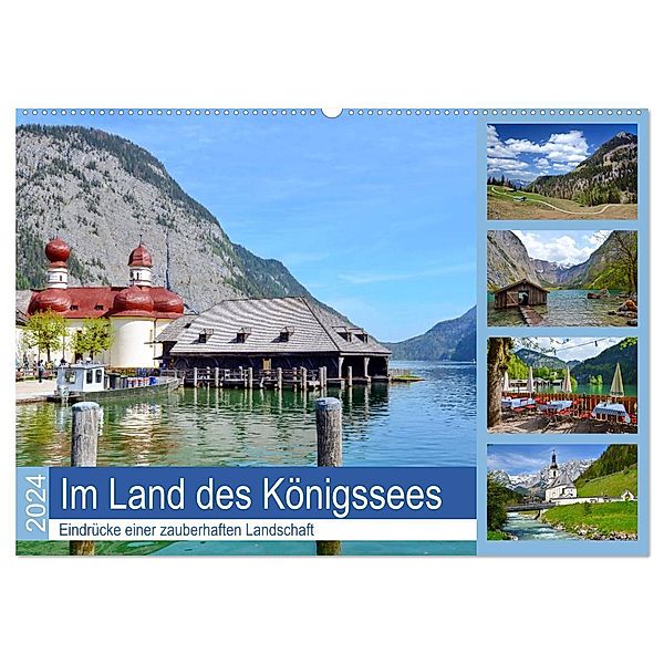 Im Land des Königssees (Wandkalender 2024 DIN A2 quer), CALVENDO Monatskalender, Werner Prescher