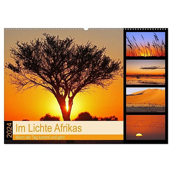 Im Lichte Afrikas (Wandkalender 2024 DIN A2 quer), CALVENDO Monatskalender, Wibke Woyke