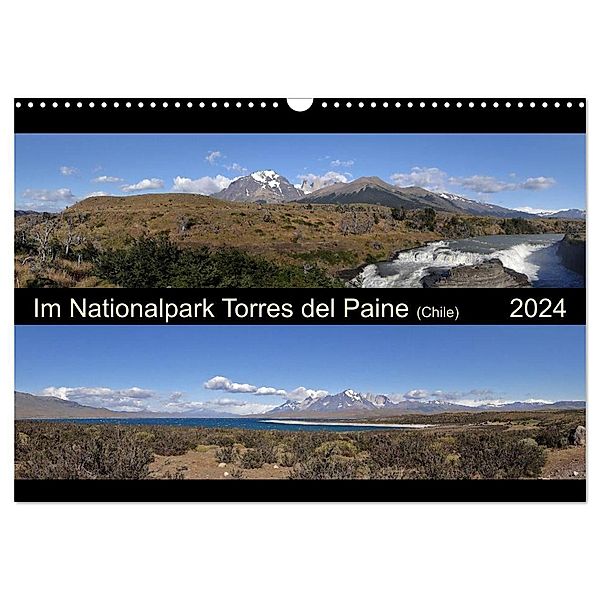 Im Nationalpark Torres del Paine (Chile) (Wandkalender 2024 DIN A3 quer), CALVENDO Monatskalender, Flori0