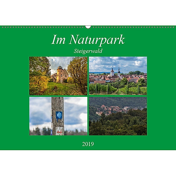 Im Naturpark Steigerwald (Wandkalender 2019 DIN A2 quer), Hans Will