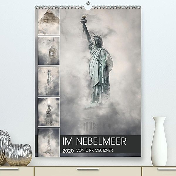 Im Nebelmeer (Premium-Kalender 2020 DIN A2 hoch), Dirk Meutzner