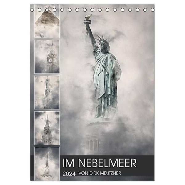 Im Nebelmeer (Tischkalender 2024 DIN A5 hoch), CALVENDO Monatskalender, Dirk Meutzner