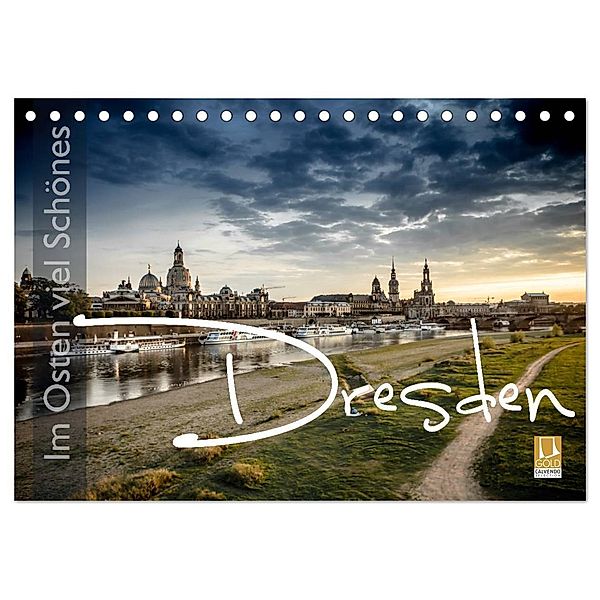 Im Osten viel Schönes - Dresden (Tischkalender 2024 DIN A5 quer), CALVENDO Monatskalender, Monika Schöb