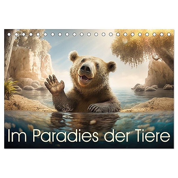 Im Paradies der Tiere (Tischkalender 2024 DIN A5 quer), CALVENDO Monatskalender, Daniel Rohr