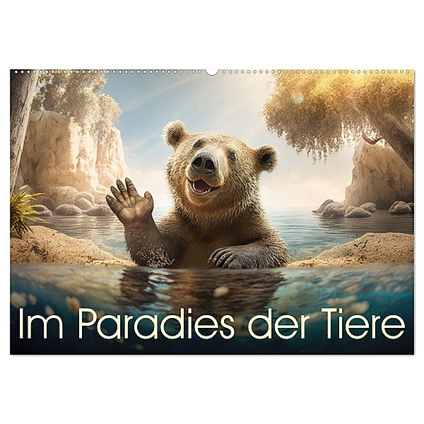 Im Paradies der Tiere (Wandkalender 2024 DIN A2 quer), CALVENDO Monatskalender, Daniel Rohr