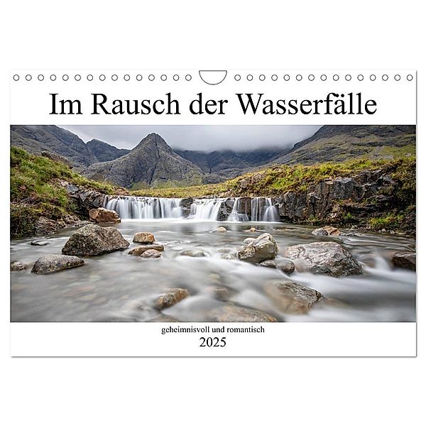 Im Rausch der Wasserfälle - geheimnisvoll und romantisch (Wandkalender 2025 DIN A4 quer), CALVENDO Monatskalender, Calvendo, Akrema-Photography