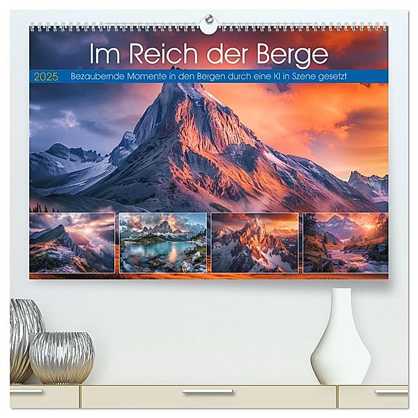 Im Reich der Berge (hochwertiger Premium Wandkalender 2025 DIN A2 quer), Kunstdruck in Hochglanz, Calvendo, Steffen Gierok-Latniak