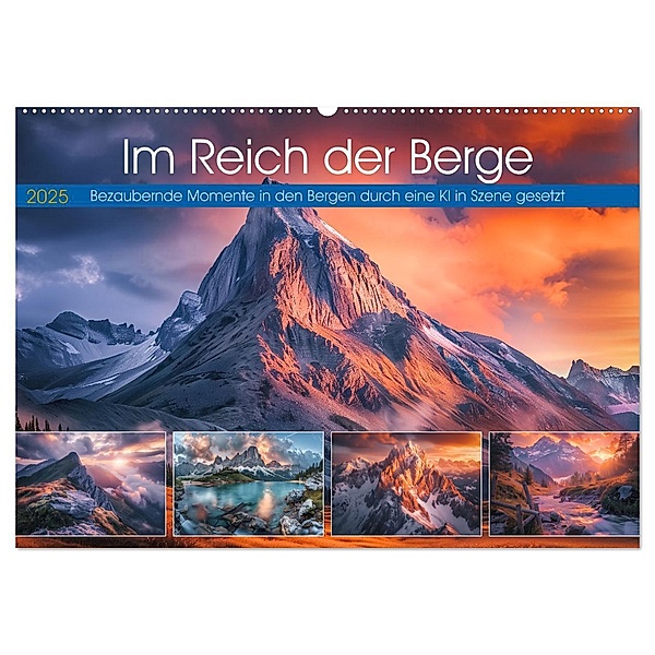 Im Reich der Berge (Wandkalender 2025 DIN A2 quer), CALVENDO Monatskalender, Calvendo, Steffen Gierok-Latniak
