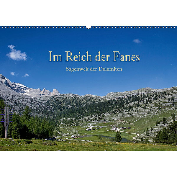 Im Reich der Fanes - Sagenwelt der Dolomiten (Wandkalender 2019 DIN A2 quer), Hans Pfleger