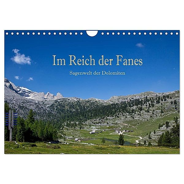 Im Reich der Fanes - Sagenwelt der Dolomiten (Wandkalender 2025 DIN A4 quer), CALVENDO Monatskalender, Calvendo, Hans Pfleger