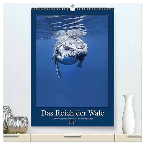 Im Reich der Wale (hochwertiger Premium Wandkalender 2024 DIN A2 hoch), Kunstdruck in Hochglanz, Travelpixx.com