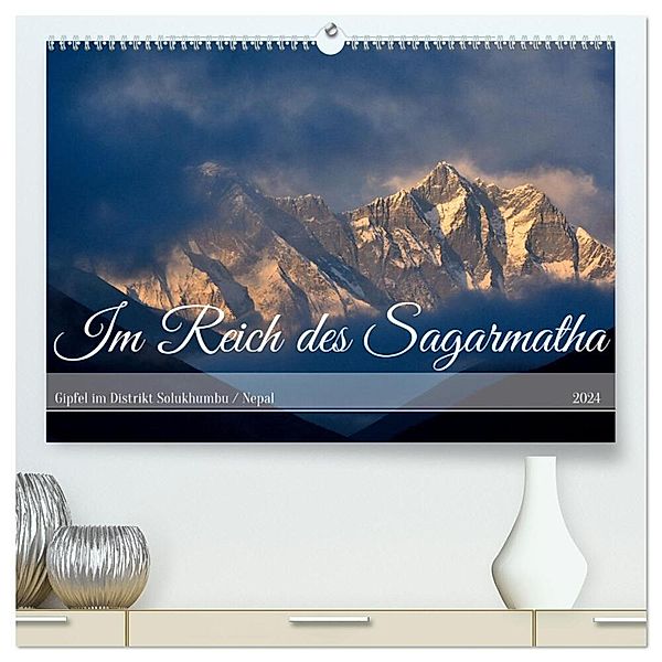 Im Reich des Sagarmatha (hochwertiger Premium Wandkalender 2024 DIN A2 quer), Kunstdruck in Hochglanz, Andreas Hennighaußen