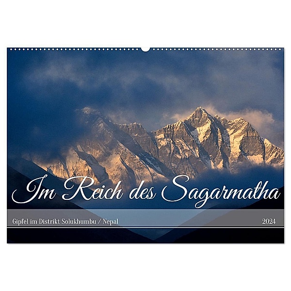Im Reich des Sagarmatha (Wandkalender 2024 DIN A2 quer), CALVENDO Monatskalender, Andreas Hennighaußen
