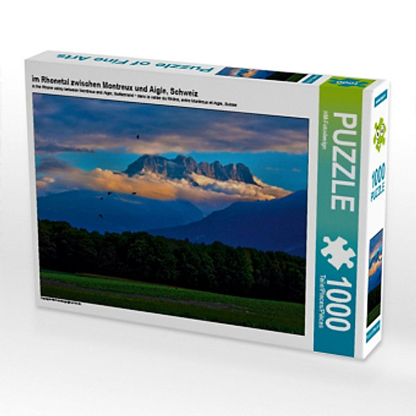 im Rhonetal zwischen Montreux und Aigle, Schweiz (Puzzle), HM-Fotodesign