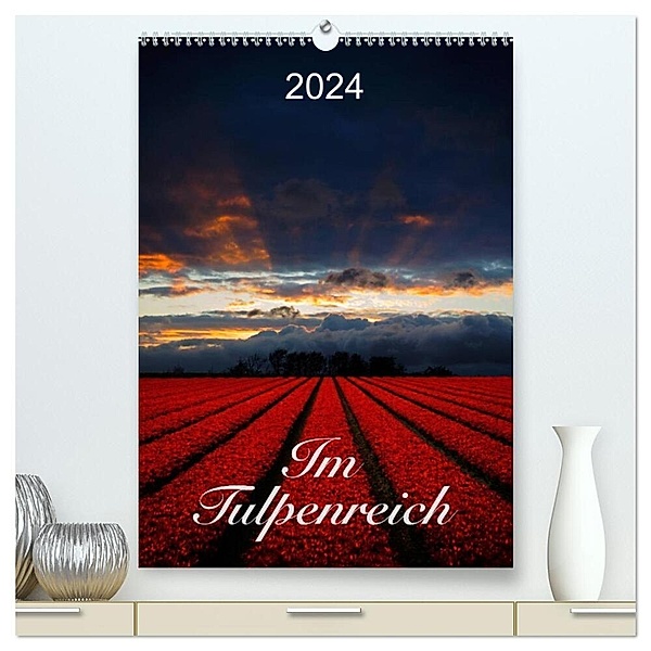Im Tulpenreich (hochwertiger Premium Wandkalender 2024 DIN A2 hoch), Kunstdruck in Hochglanz, Lucyna Koch