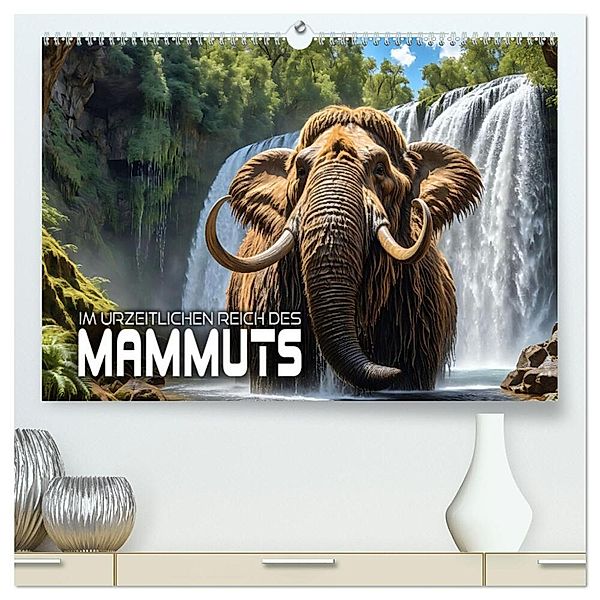 Im urzeitlichen Reich des Mammuts (hochwertiger Premium Wandkalender 2025 DIN A2 quer), Kunstdruck in Hochglanz, Calvendo, Renate Utz