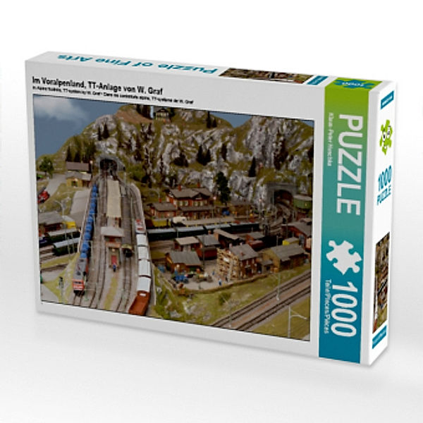 Im Voralpenland, TT-Anlage von W. Graf (Puzzle), Klaus-Peter Huschka