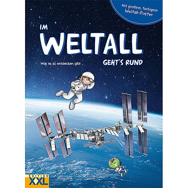 Im Weltall geht's rund - m. Weltall-Poster