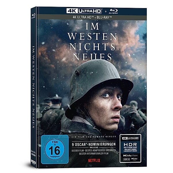 Im Westen nichts Neues (2022) - 2-Disc Limited Collector's Edition im Mediabook (4K Ultra HD), Edward Berger