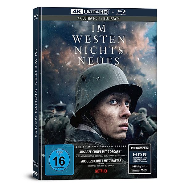 Im Westen nichts Neues (2022) - 2-Disc Limited Collector's Edition im Mediabook, Edward Berger