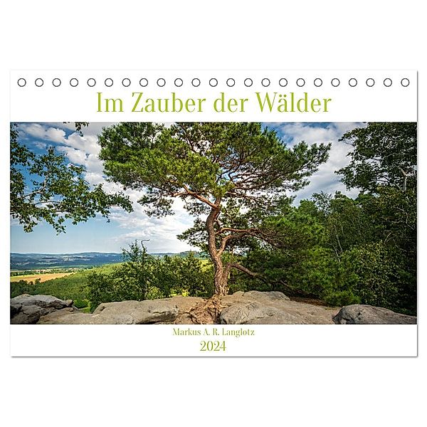 Im Zauber der Wälder (Tischkalender 2024 DIN A5 quer), CALVENDO Monatskalender, Calvendo, Markus A. R. Langlotz