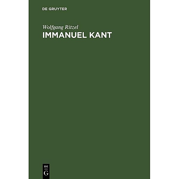 Immanuel Kant, Wolfgang Ritzel