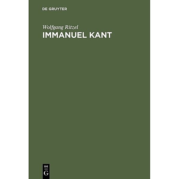 Immanuel Kant, Wolfgang Ritzel