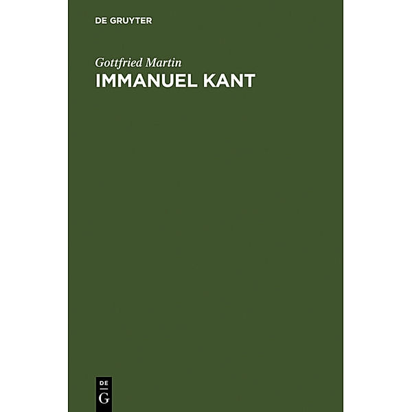 Immanuel Kant, Gottfried Martin