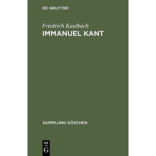 Immanuel Kant, Friedrich Kaulbach