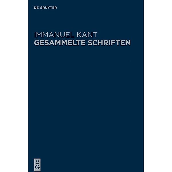 Immanuel Kant: Gesammelte Schriften. Abtheilung I: Werke   Neuedition / Die Religion innerhalb der Grenzen der blossen Vernunft | Die Metaphysik der Sitten, Immanuel Kant