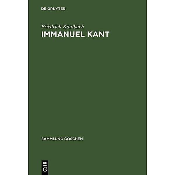 Immanuel Kant / Sammlung Göschen Bd.2221, Friedrich Kaulbach