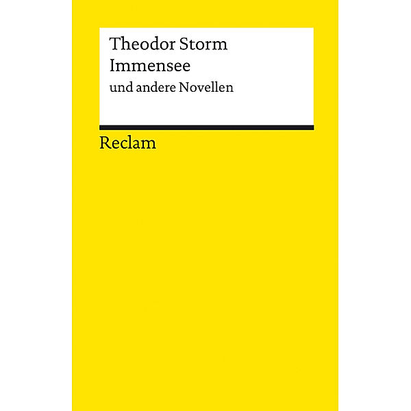 Immensee und andere Novellen, Theodor Storm