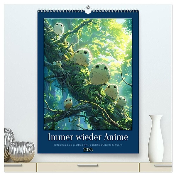 Immer wieder Anime (hochwertiger Premium Wandkalender 2025 DIN A2 hoch), Kunstdruck in Hochglanz, Calvendo, Kerstin Waurick
