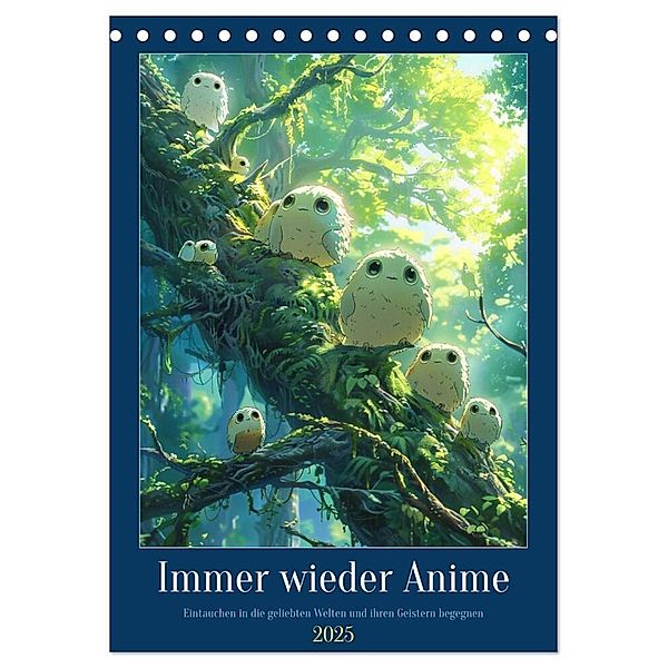 Immer wieder Anime (Tischkalender 2025 DIN A5 hoch), CALVENDO Monatskalender, Calvendo, Kerstin Waurick