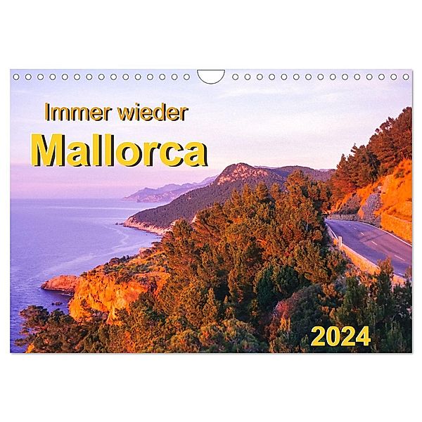 Immer wieder Mallorca (Wandkalender 2024 DIN A4 quer), CALVENDO Monatskalender, Carola Vahldiek