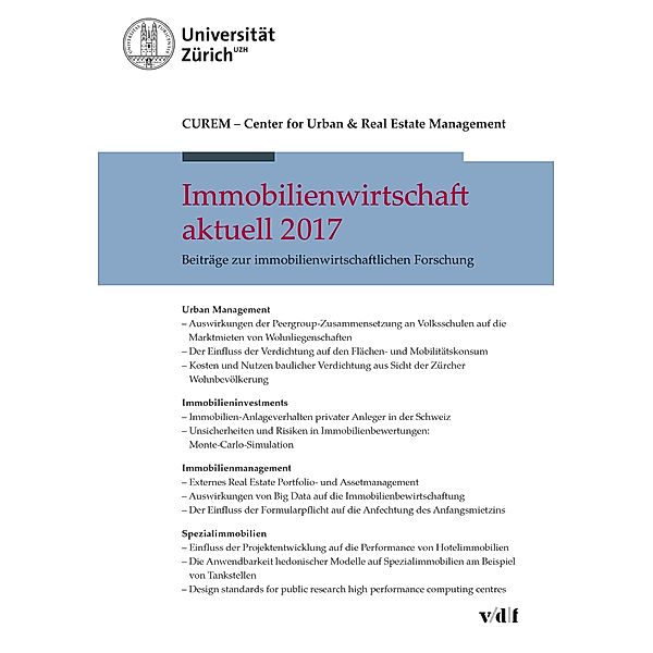 Immobilienwirtschaft aktuell 2017 / Immobilienwirtschaft aktuell Bd.2017