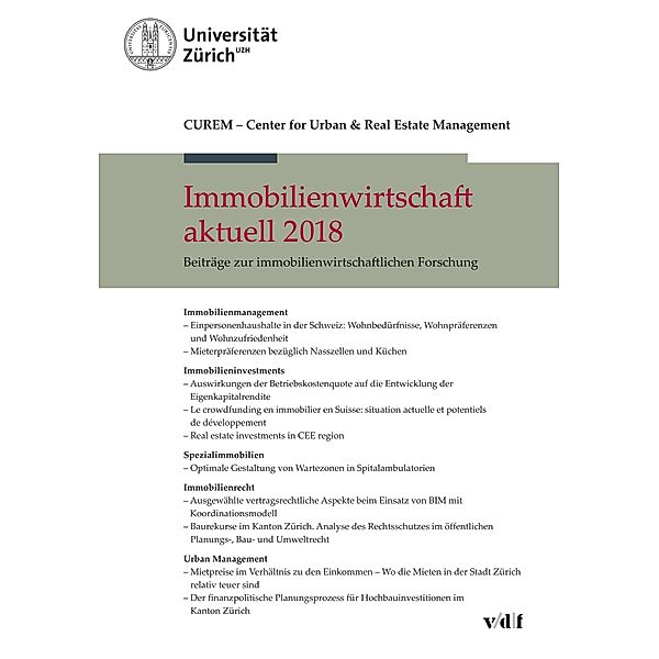 Immobilienwirtschaft aktuell 2018 / Immobilienwirtschaft aktuell Bd.2018